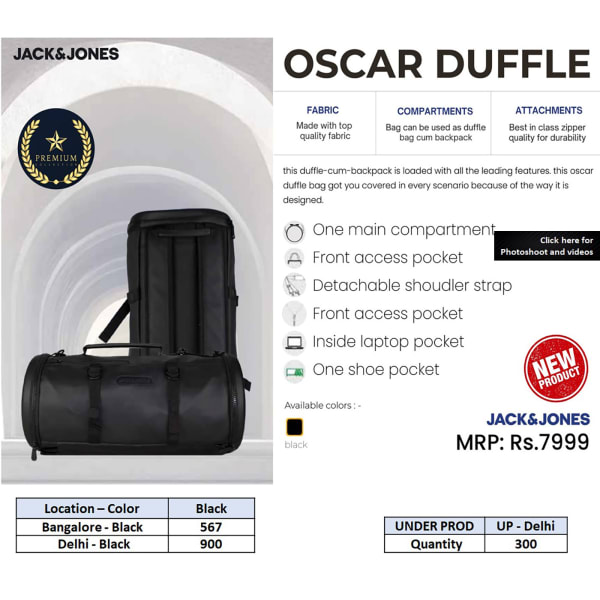 Duffle Bag Oscar Duffle