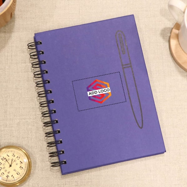 Eco Friendly Spiral Notebook - Customized with Logo