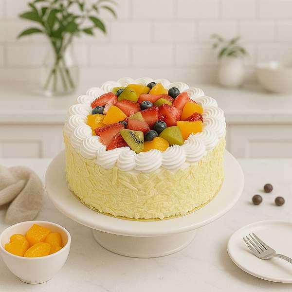 Eggless Mixed Fruit Celebration Cake (1 Kg)