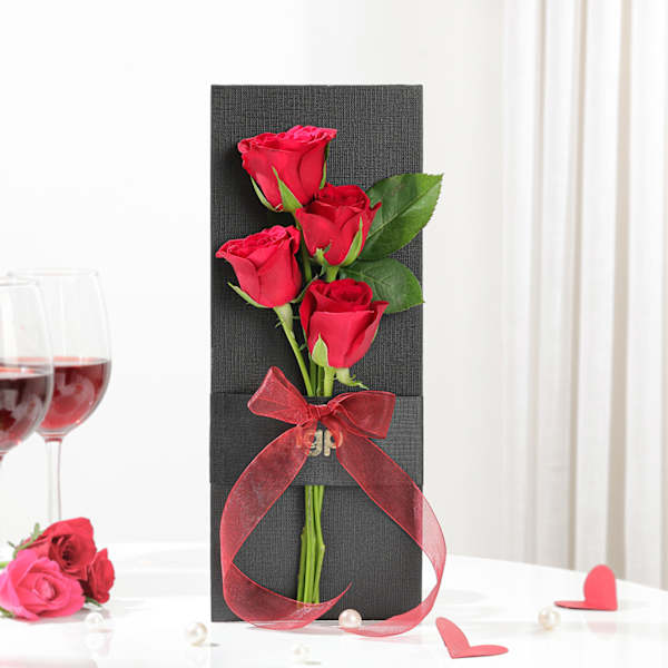 Elegant Red Rose Arrangement