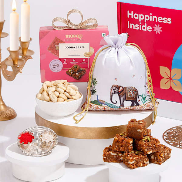Elephant Charm Bhai Dooj Gift Hamper