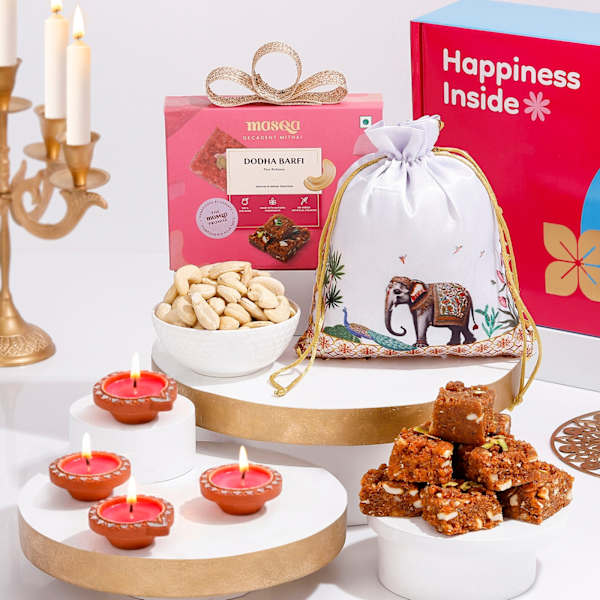 Elephant Grace Diwali Glow And Treats Hamper