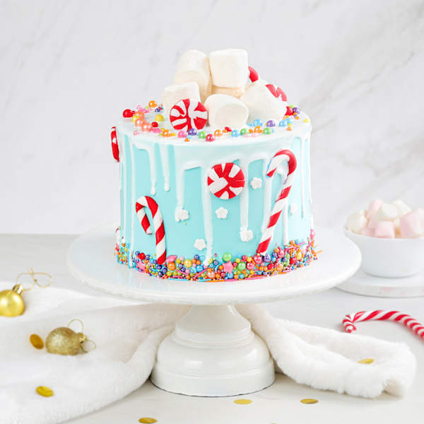 Enchanting New Year Semi-Fondant Cake