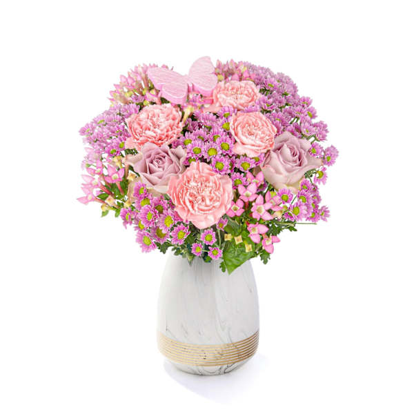 Enchanting Pink Carnation Floral Arrangement