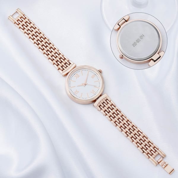 Enchanting Rose Gold Signature Watch - Personalized