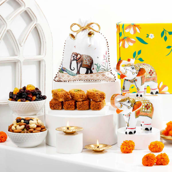 Enlightening Elephants Diwali Hamper