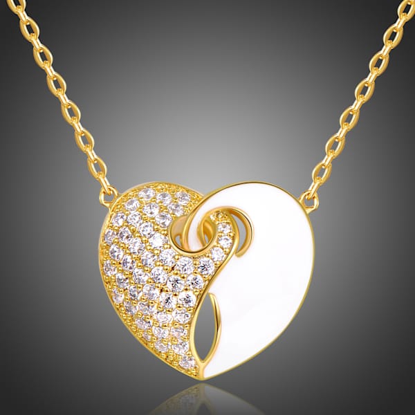 Eternal Sparkle Heart Necklace