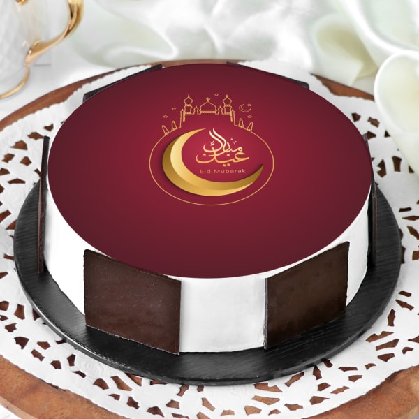 Exotic Eid Mubarak Cake (Half Kg)