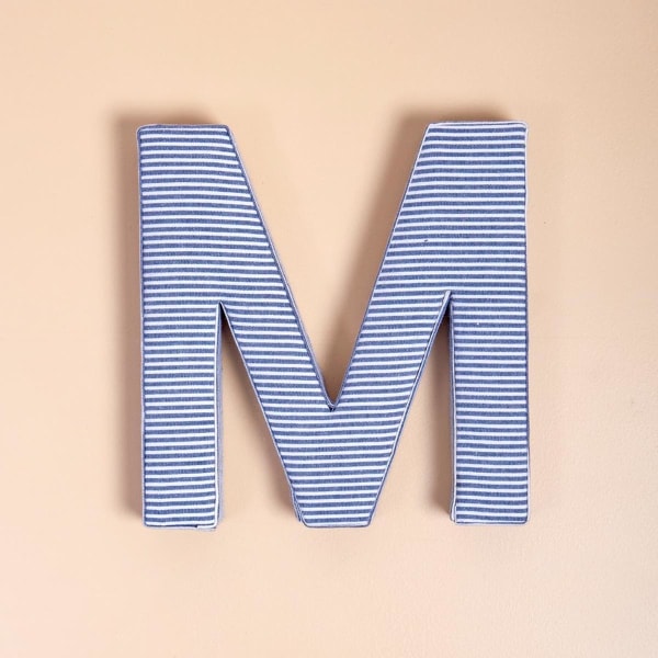 Buy/Send Fabric Letter Blue Online | IGP | JVS1232768