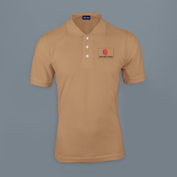 Fas-Tees Polo T-shirt for Men (Beige)
