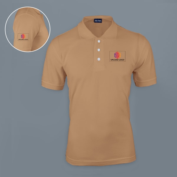 Fas-Tees Polo T-shirt for Men (Beige)