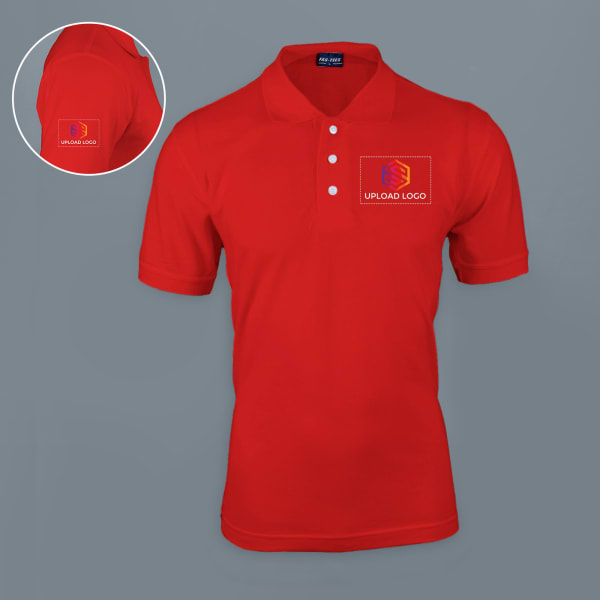 Fas-Tees Polo T-shirt for Men (Red)