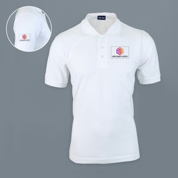 Fas-Tees Polo T-shirt for Men (White)