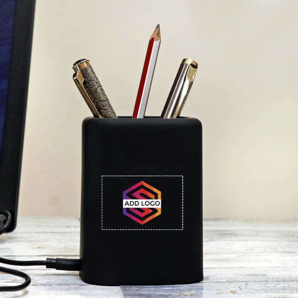 Fast Charging Desk buddy with Light up Logo
