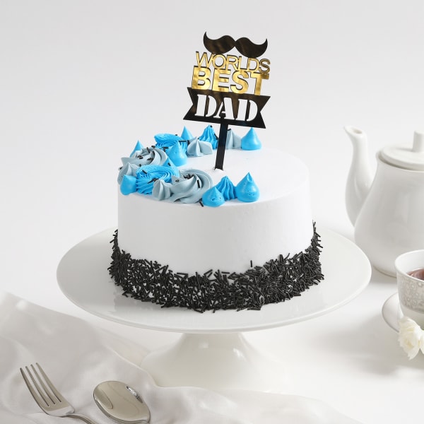 Father's Day Blue Bliss Cake (1 Kg)