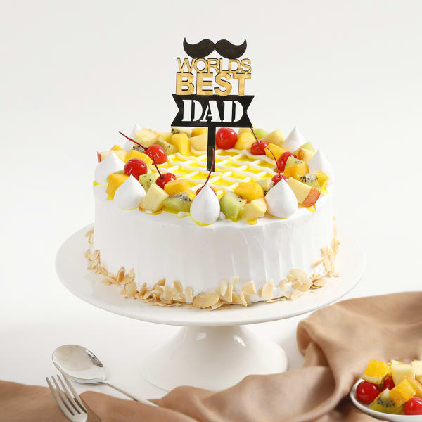 Father's Day Fruitilicious Cake (Half Kg)