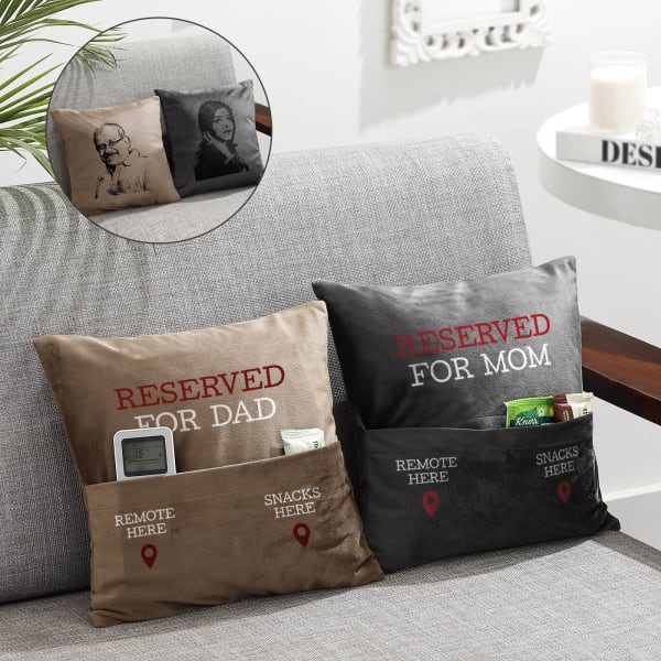 Father's Day Personalized Couple Cushion