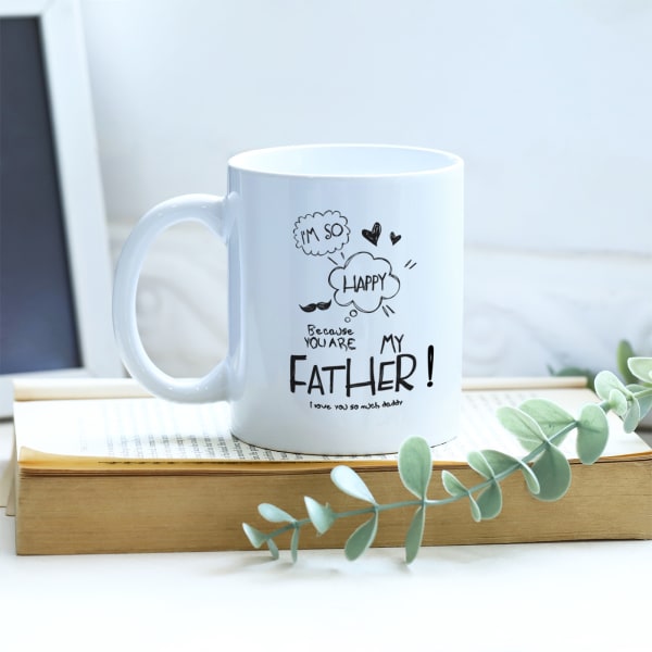 Father's Day Personalized I Love You Daddy Mug