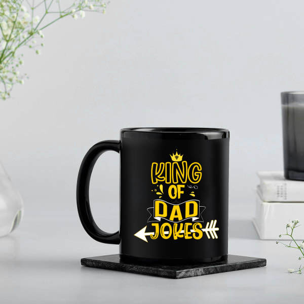 Father's Day Personalized King Of Dad Jokes Mug