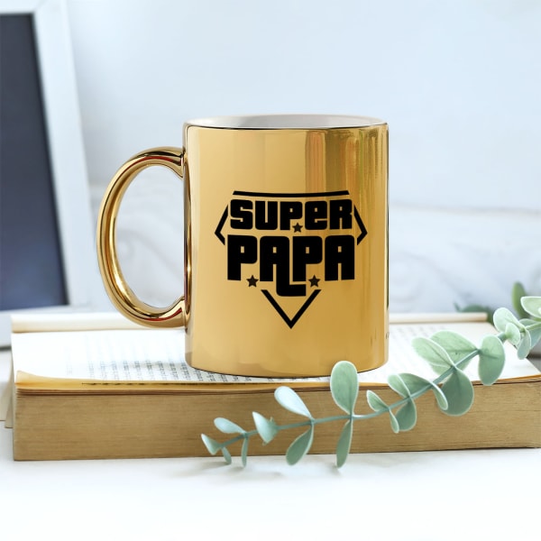 Father's Day Personalized Super Papa Mug