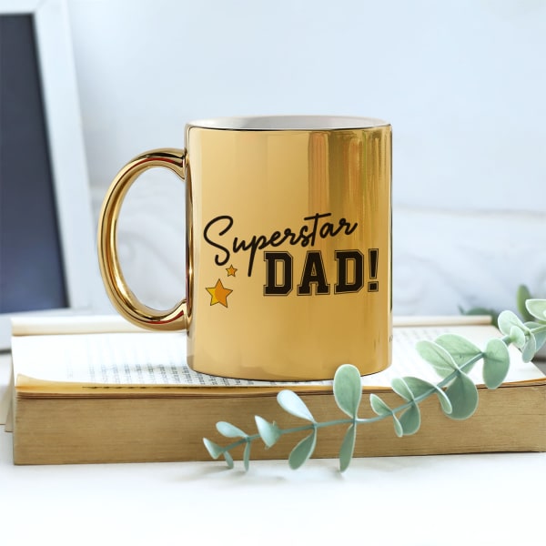 Father's Day Personalized Superstar Dad Mug