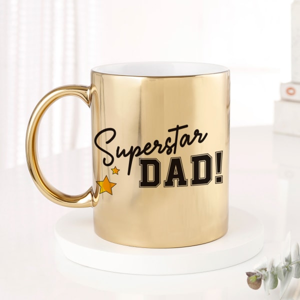 Father's Day Personalized Superstar Dad Mug