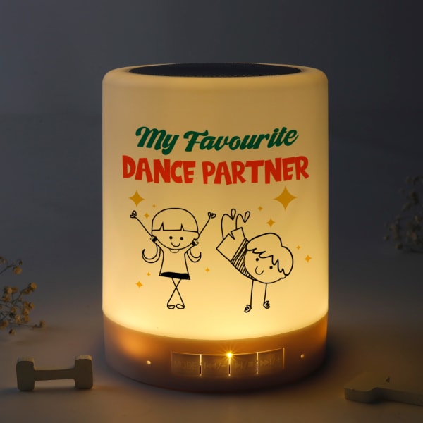 Favourite Dance Partner Personalized Touch Lamp And Speaker