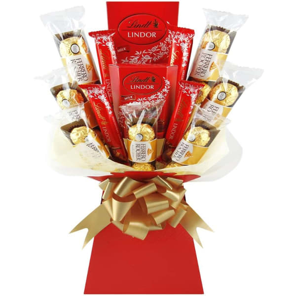 Ferrero & Lindt Luxury Chocolate Bouquet