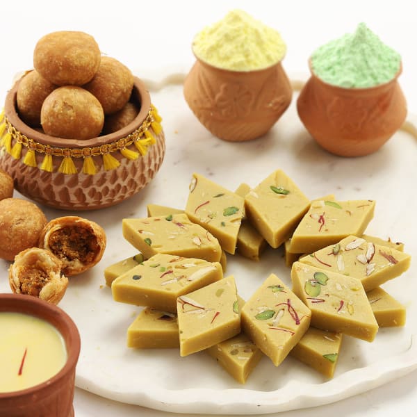 Festive Faves Mini Kachori & Thandai Katli: Gift/Send Food Gifts Online ...