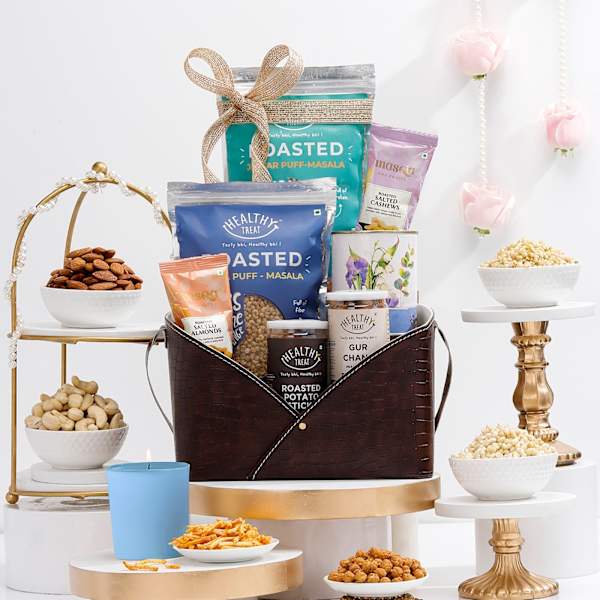 Festive Glow Diwali Gift Basket Hamper