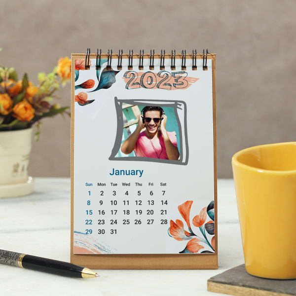Floral Charm Personalized Calendar