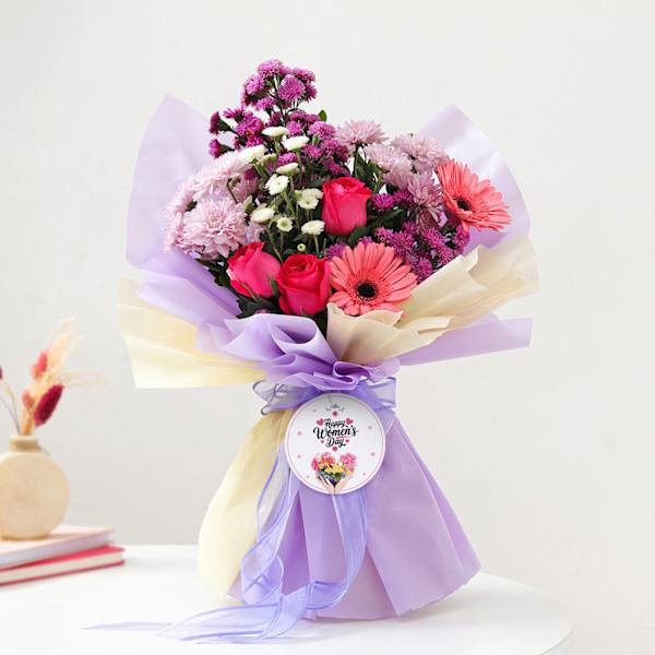 Floral Symphony Women's Day Bouquet