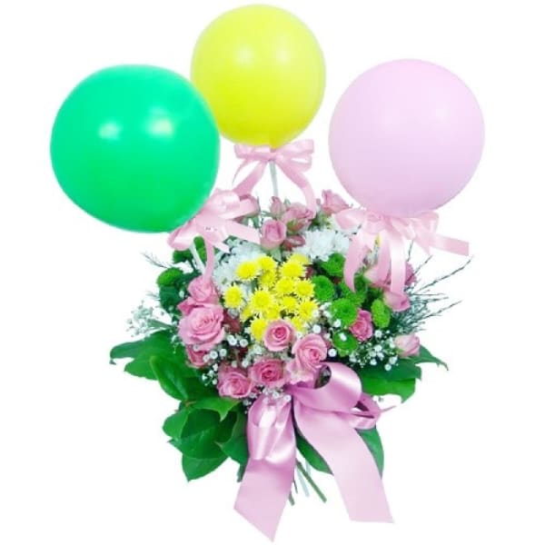 Buy/Send Flowers with balloons for a child Online IGP NID1319442