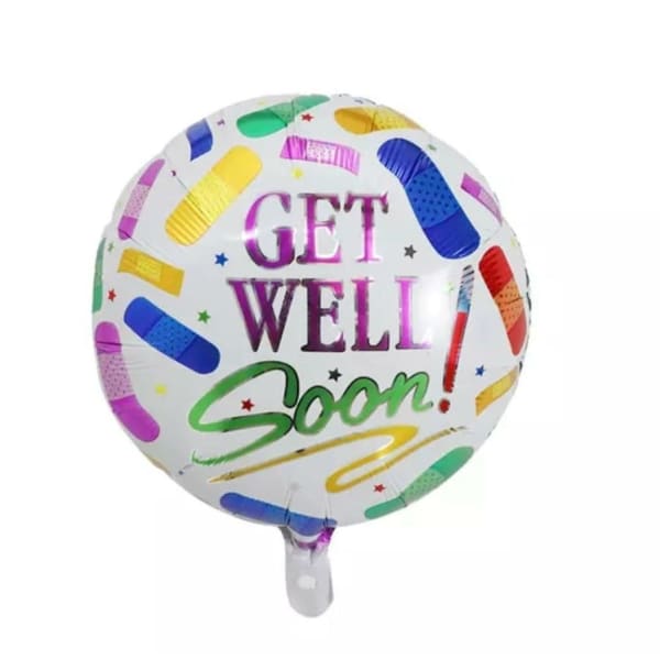 Foil Balloon - Get Well Soon - Single Piece