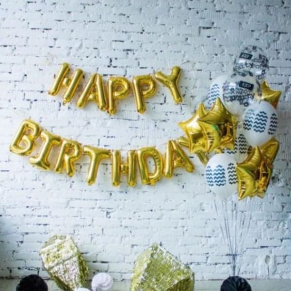 Foil Balloons - Happy Birthday