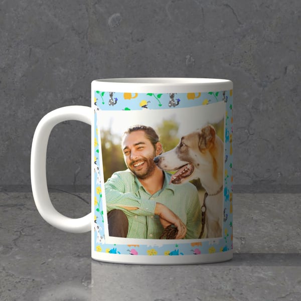 For the Pet Lovers Personalized Anniversary Mug
