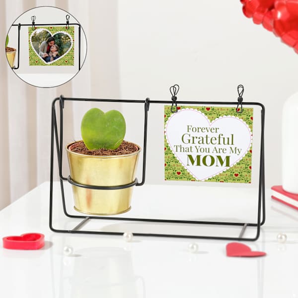 Forever Grateful Personalized Mother's Day Swing Planter