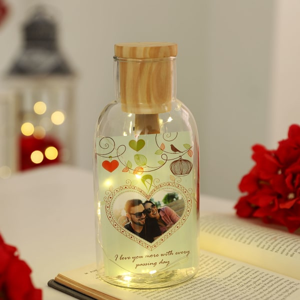Forever Love Personalized LED Lights Decanter