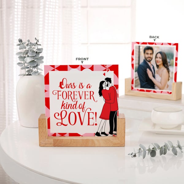 Forever Love Personalized Valentine's Day Sandwich Frame