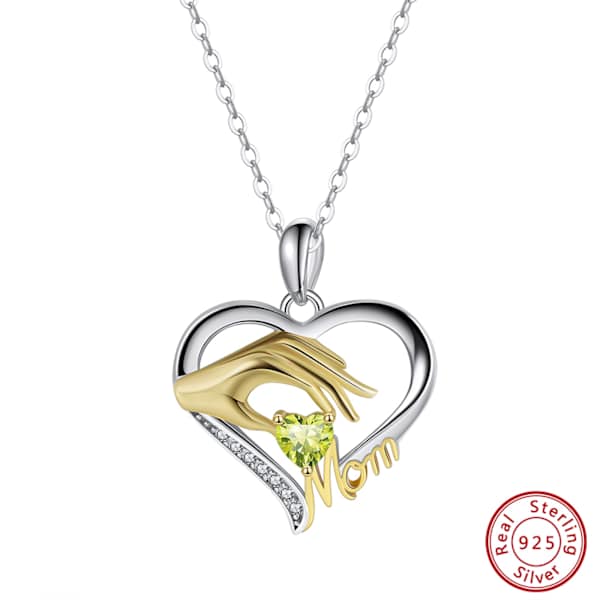 Forever Mom Green Turquoise Pendant