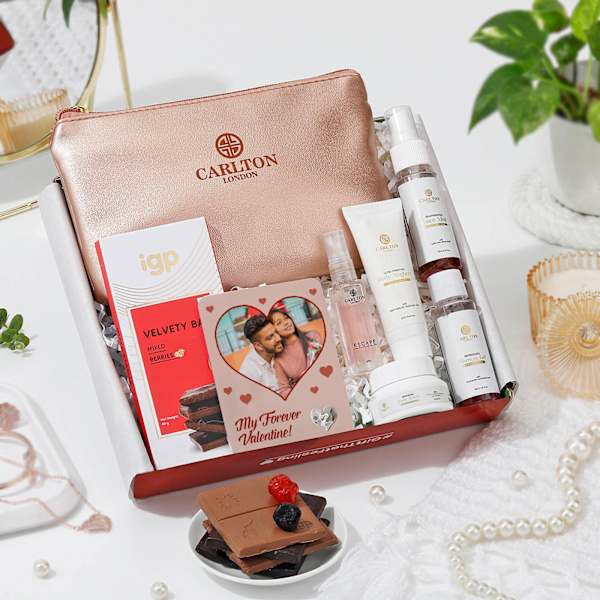 Forever Valentine Personalized Skincare Hamper