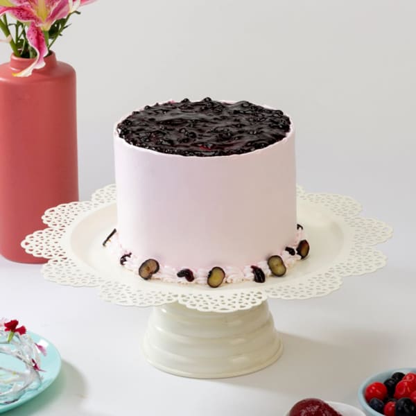 Fresh Blueberry Compote Cake (1 Kg)