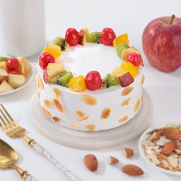 Fresh Fruit Cream Cake