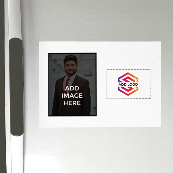 Fridge Magnet (A4 Size) - Customized with Image and Logo