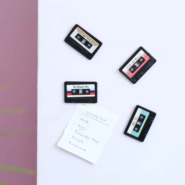 Buy/Send Fridge Mix Tape Cassette Assorted Set Of 4 Online