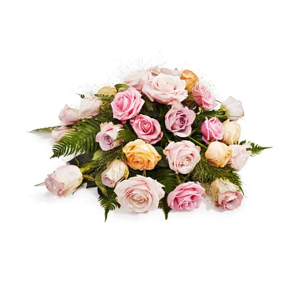 Funeral arrangement with beautiful roses