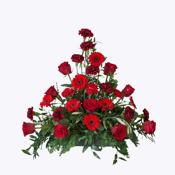 Funeral Arrangement with texted ribbon Gift/Send Interflora Gifts