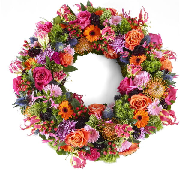 Funeral: Beautiful moments; Funeral Bouquet Garland