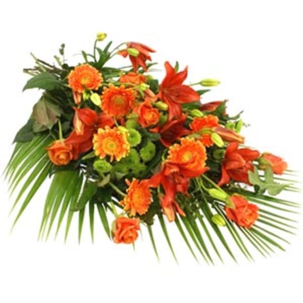 Funeral Sheaf with Ribbon
