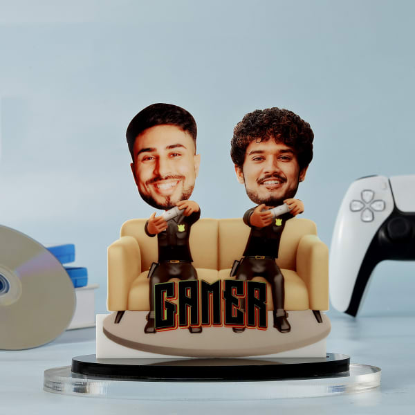 Gamer Brothers Personalized Caricature